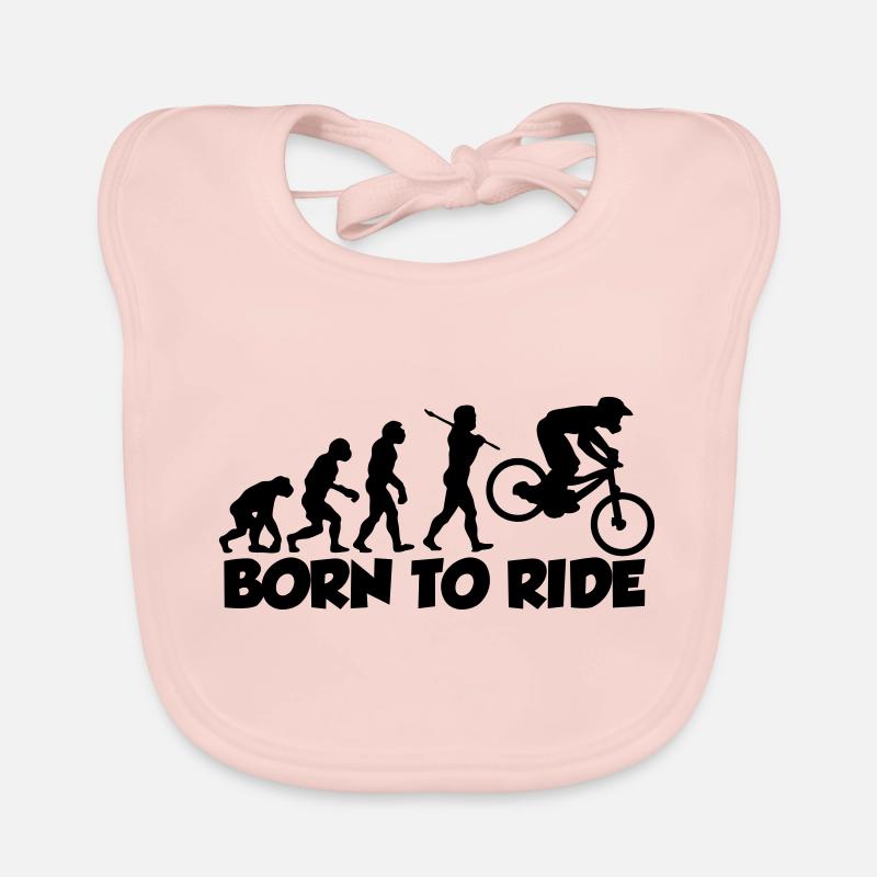 mtb evolution downhill born to ride Baby Bio-Lätzchen