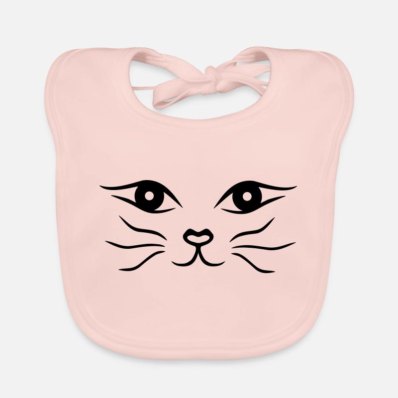 Katzengesicht/Katze Baby Bio-Lätzchen