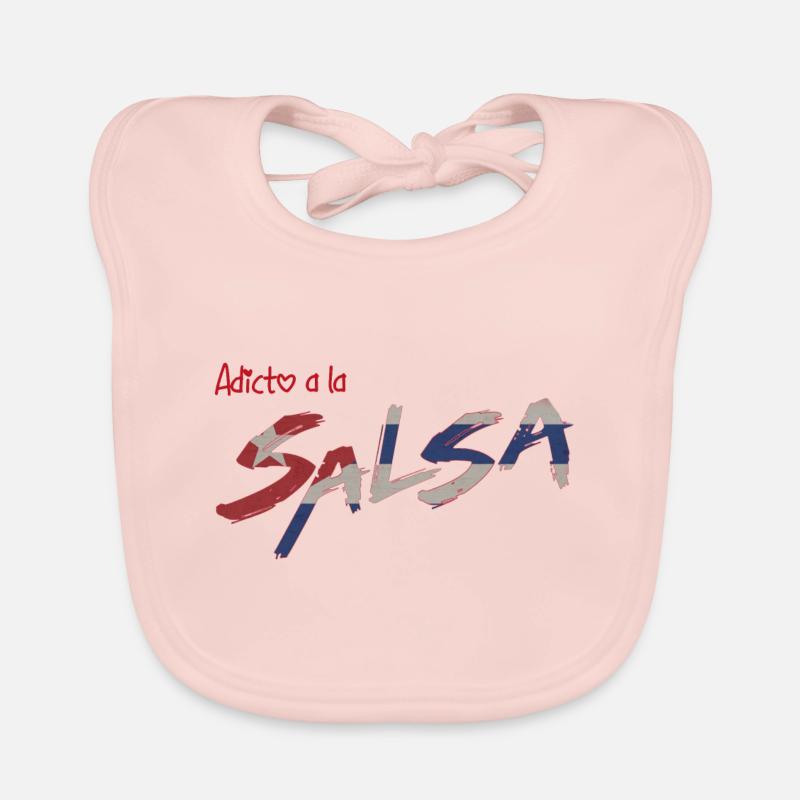 Adicto hat Salsa Kuba Baby Bio-Lätzchen