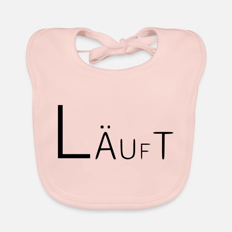 Läuft Coole Sprüche Baby Bio-Lätzchen