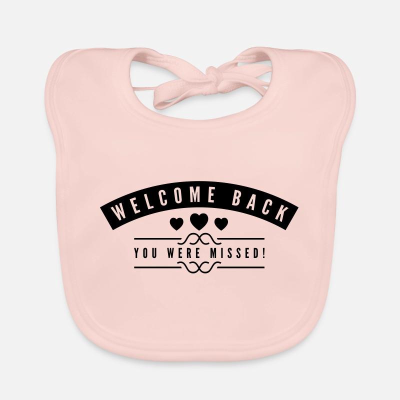 welcome_back__f1 - Baby Bio-Lätzchen - Rose