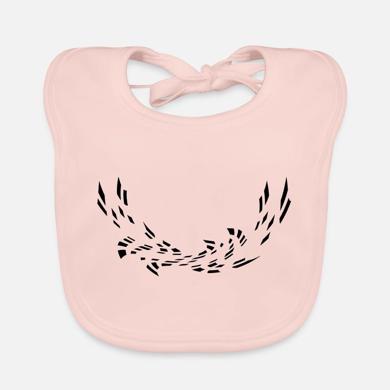 Abstract pattern Organic Baby Bibs