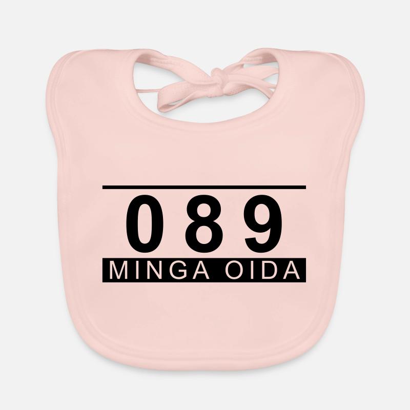089 Minga Oida - Baby Bio-Lätzchen - Rose