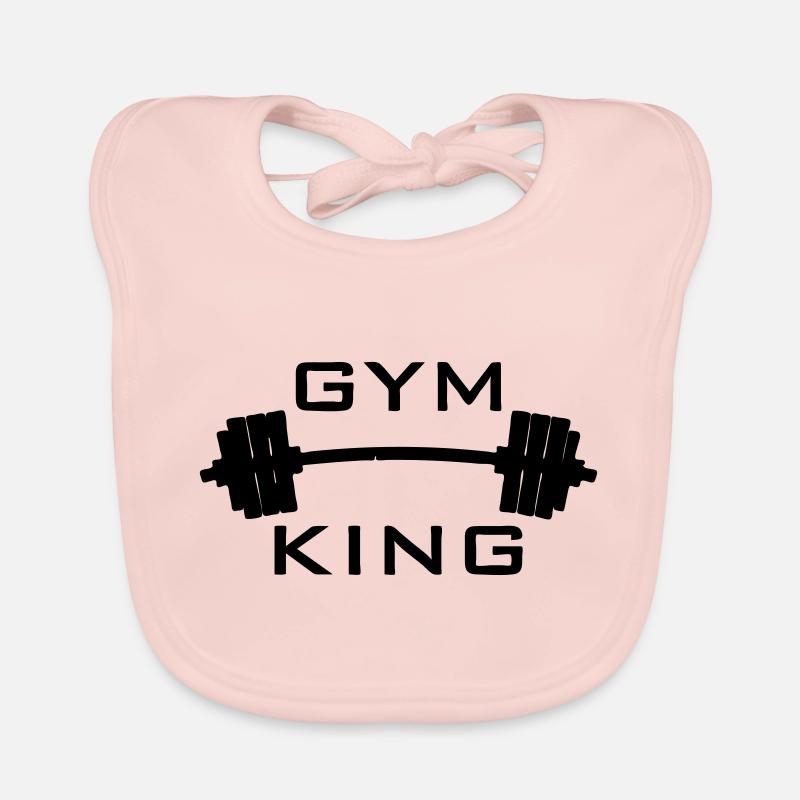 roi de gym Bavoir bio Bébé