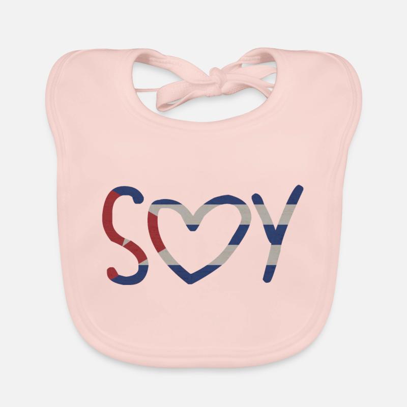 SOY CUBA - Bavoir bio Bébé - rose