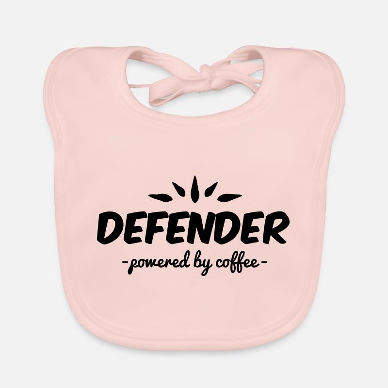 defender powered by coffee Organic Baby Bibs
