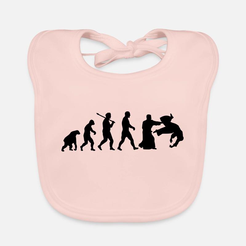 Evolution: Aïkido Baby Bio-Lätzchen