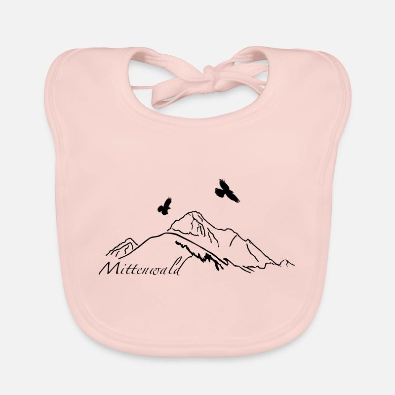 Mittenwald - Baby Bio-Lätzchen - Rose