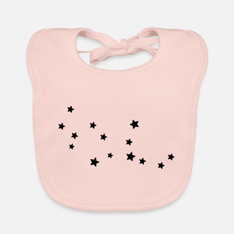 Sternbild Jungfrau Baby Bio-Lätzchen