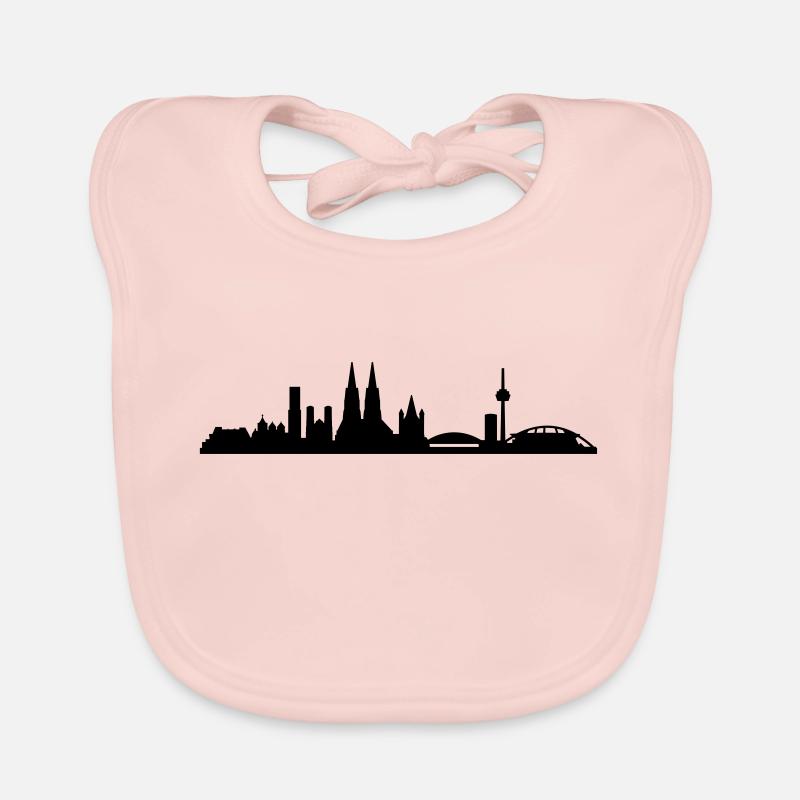 Skyline - Köln Baby Bio-Lätzchen
