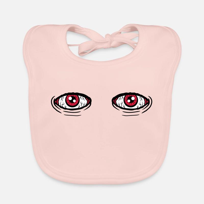 2 grosse Augen Baby Bio-Lätzchen