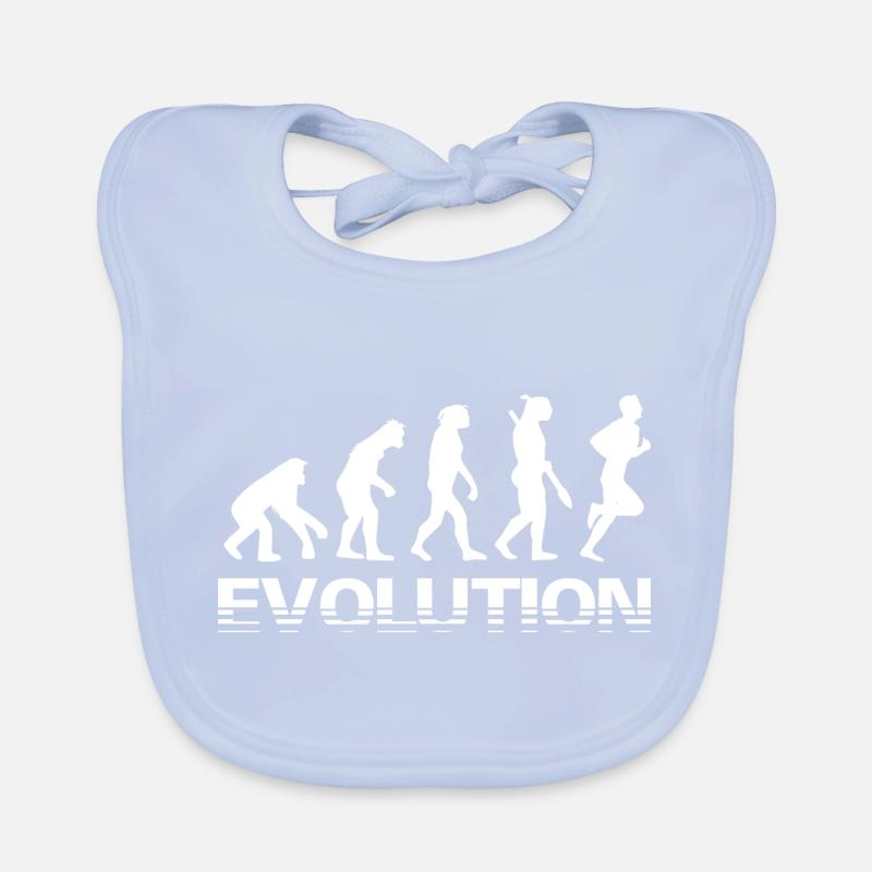 Laufen Evolution Geschichte Joggen Baby Bio-Lätzchen