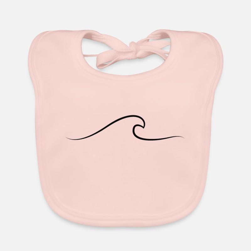 Wave Organic Baby Bibs