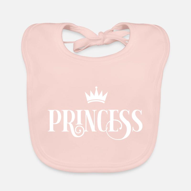 Princesse blanche - Princesse Bavoir bio Bébé