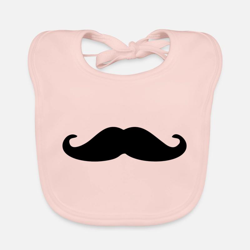 Mustache Organic Baby Bibs