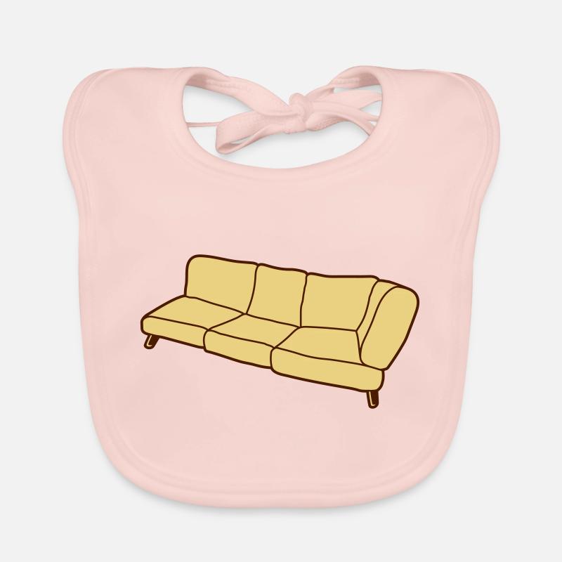 Conception de Clipart de canapé Bavoir bio Bébé