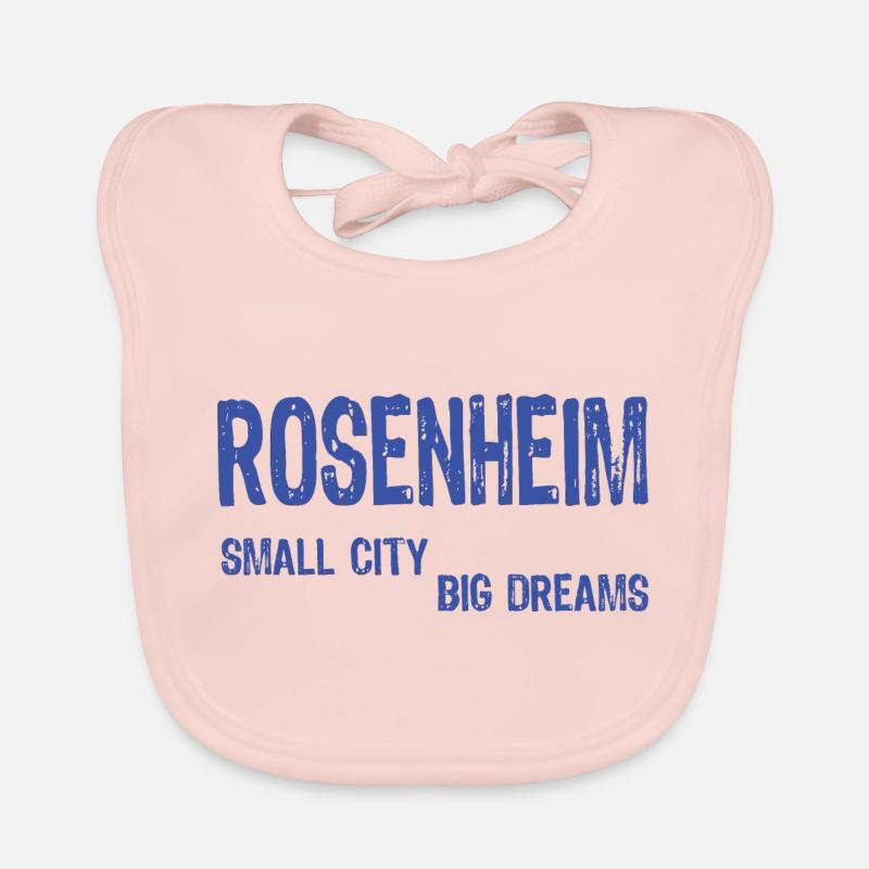 Rosenheim - Baby Bio-Lätzchen - Rose