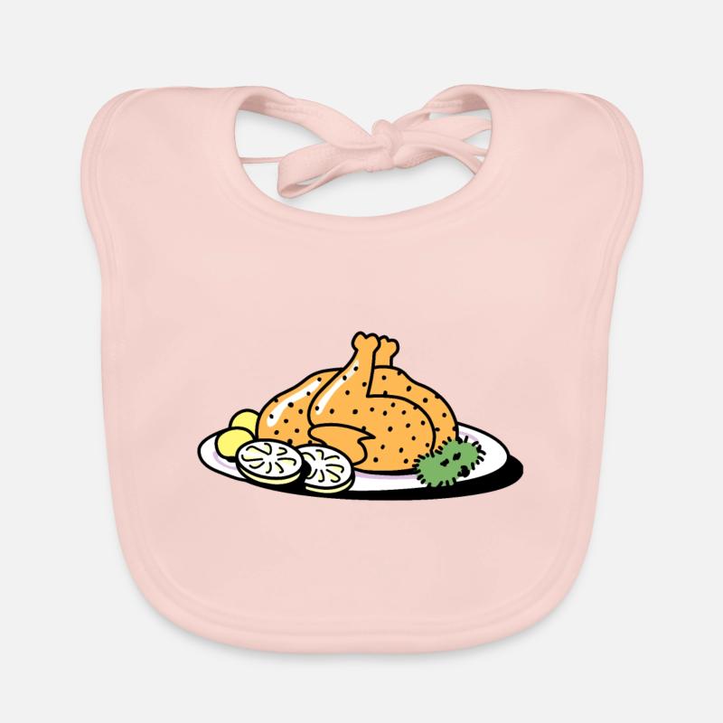 Brathähnchen Baby Bio-Lätzchen