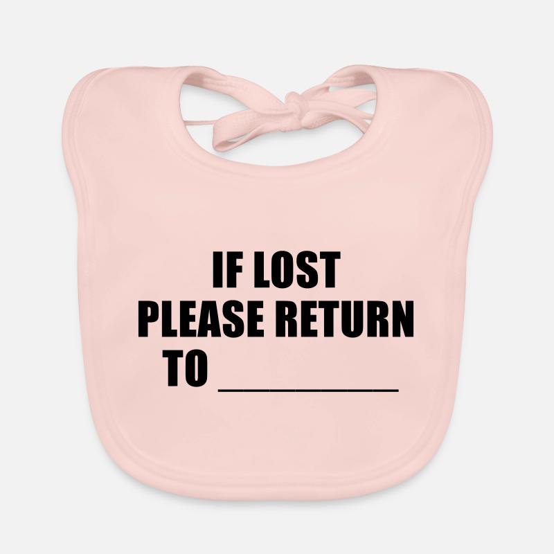 if lost please return to Baby Bio-Lätzchen