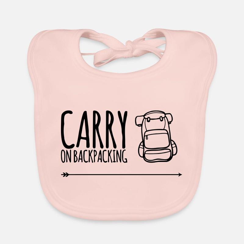 Carry On Backpacking - Backpacker Gift Idea Organic Baby Bibs