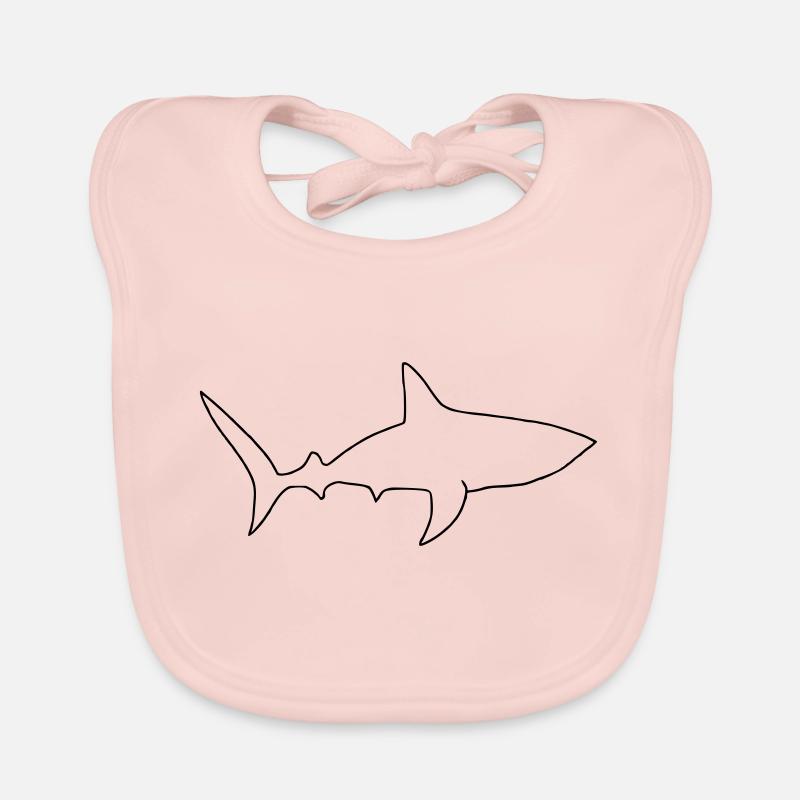 Oneline de requin Bavoir bio Bébé