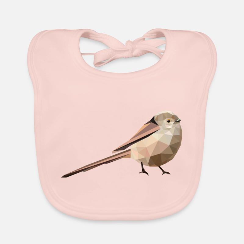Aegithalos caudatus à longue queue Bavoir bio Bébé