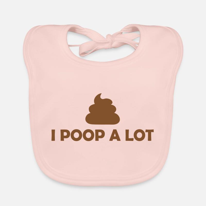 Je fais beaucoup caca Bavoir bio Bébé