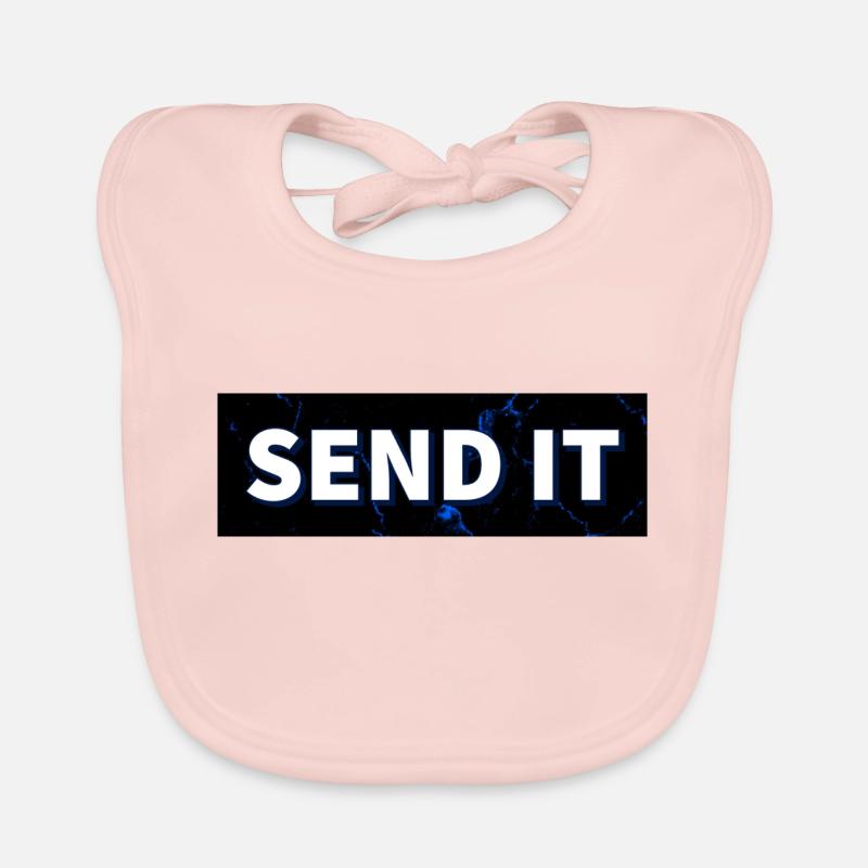 Logo de la boîte SEND IT Bavoir bio Bébé