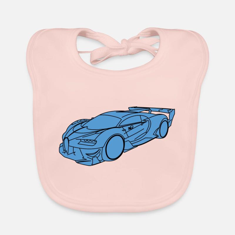 Voiture de sport Buga Bavoir bio Bébé
