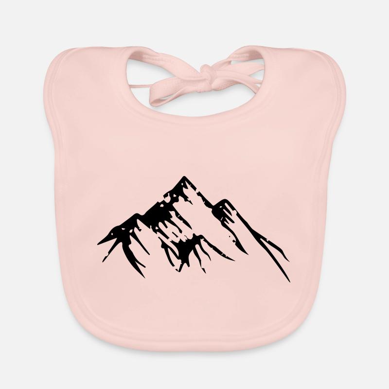 Mountains Organic Baby Bibs