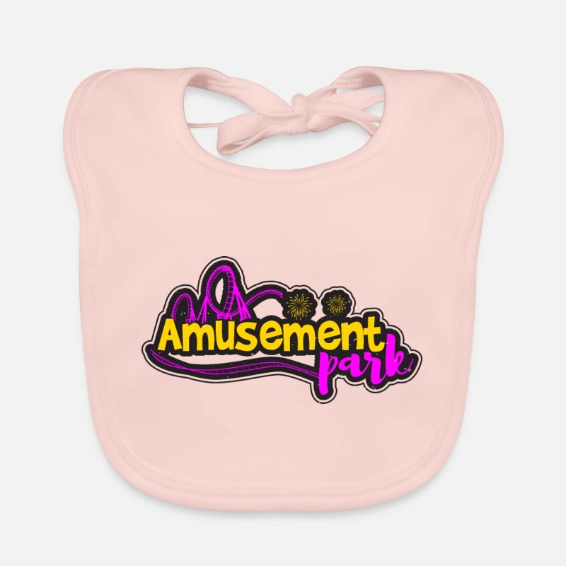 AMUSEMENT PARK 2 Organic Baby Bibs