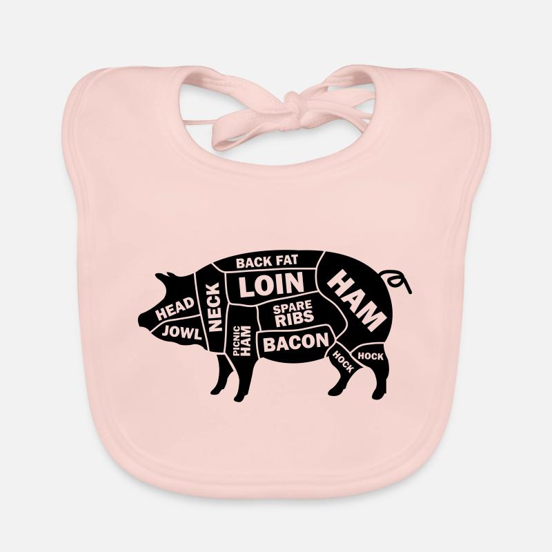 Cochon Bavoir bio Bébé