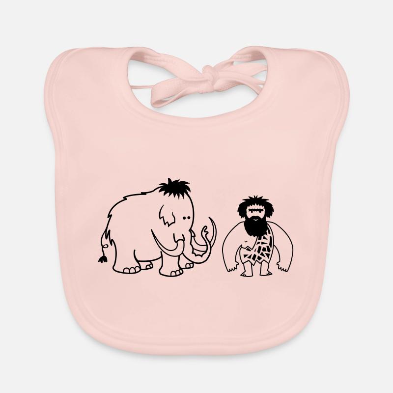 Mammoth caveman Organic Baby Bibs