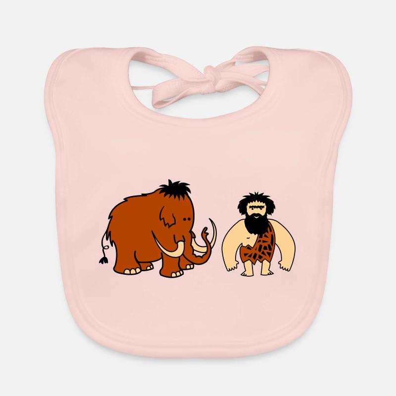Mammoth caveman Organic Baby Bibs