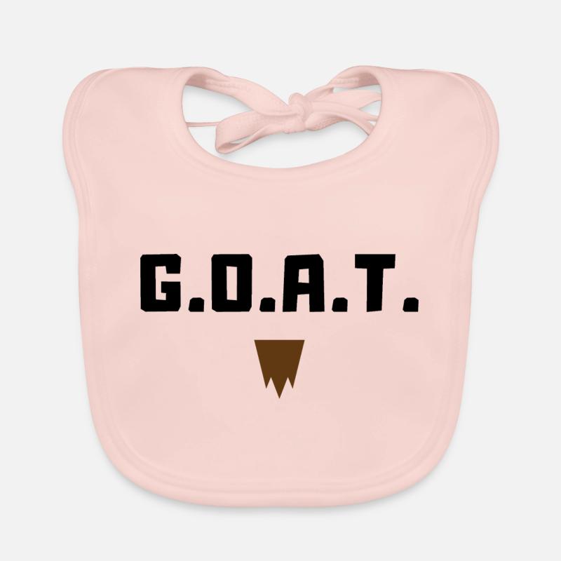 G.O.A.T. - Bavoir bio Bébé - rose