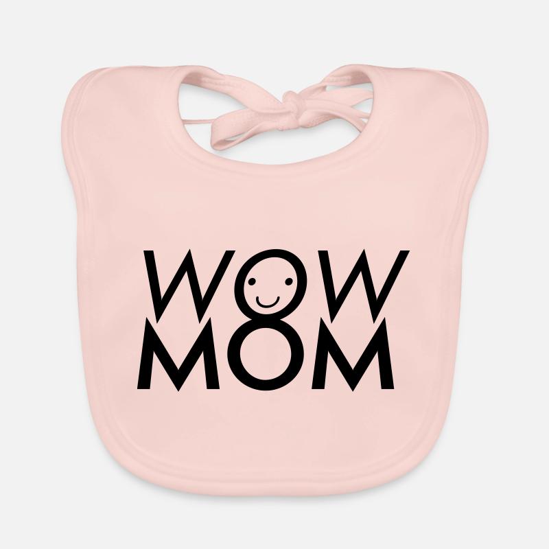 Wow Mom - Baby Bio-Lätzchen - Rose