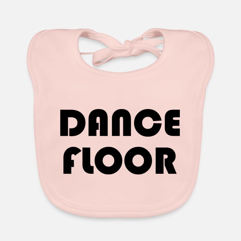 Dancing Dance Music Organic Baby Bibs