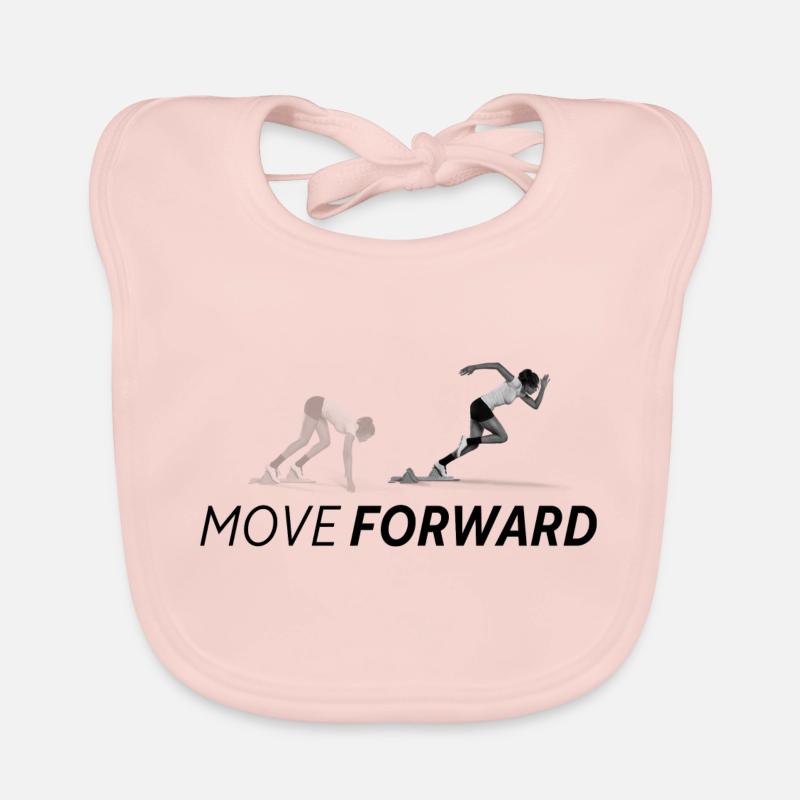 MOVE FORWARD Organic Baby Bibs