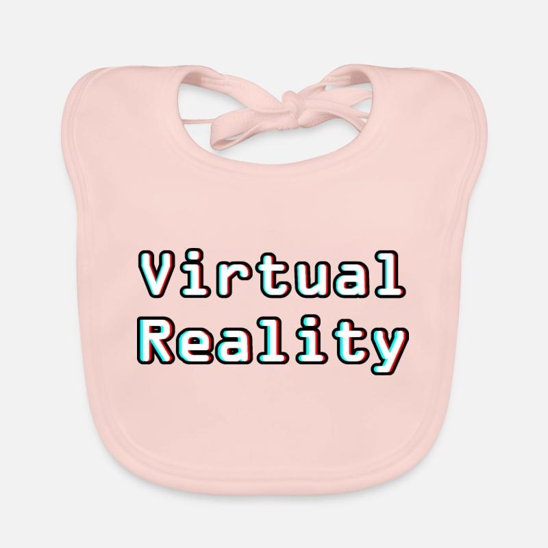 Virtual Reality Unleashed - Digitale Kunst Baby Bio-Lätzchen