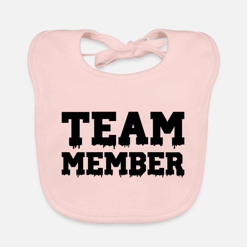Équipier - Bavoir bio Bébé - rose