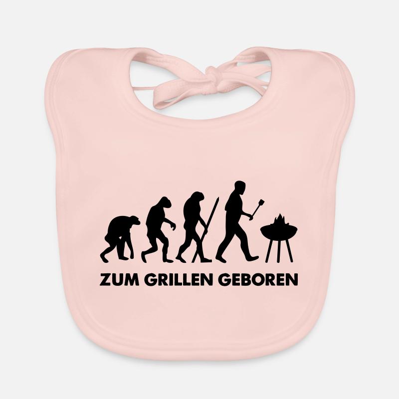 Zum Grillen geboren Grill Evolution Baby Bio-Lätzchen