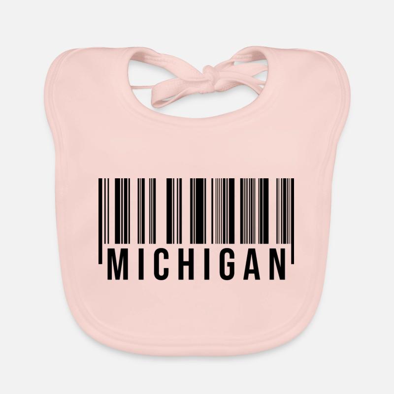 Michigan Barcode Baby Bio-Lätzchen