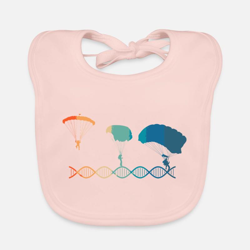 Le parachute est dans mon ADN Bavoir bio Bébé