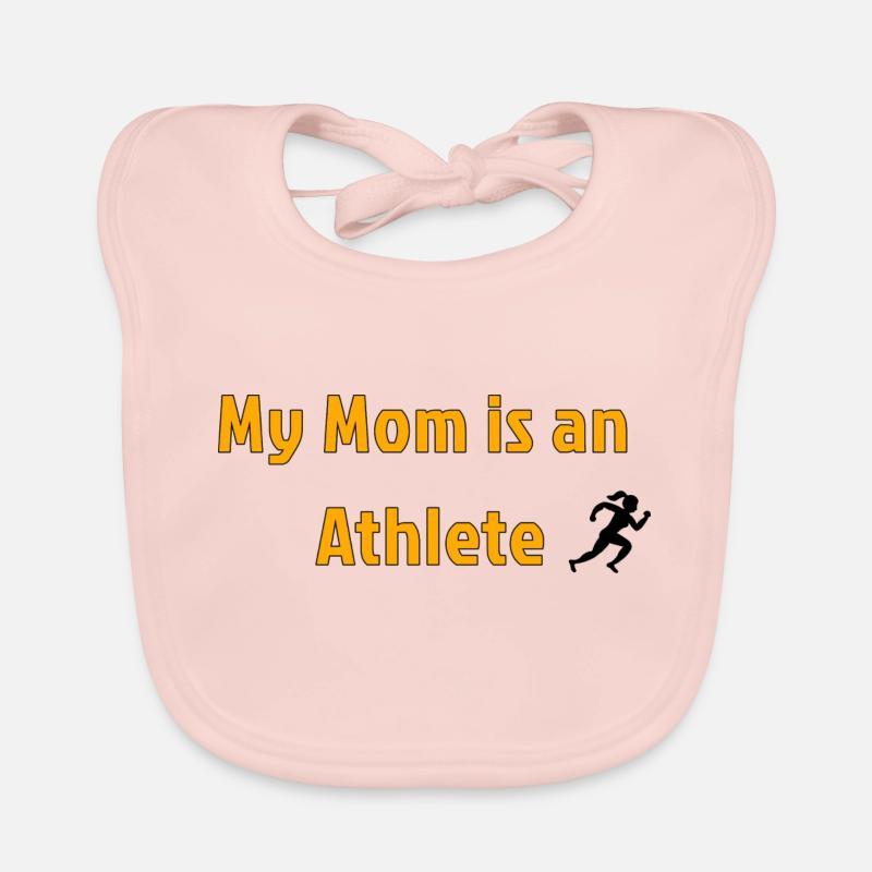 My Mom is an Athlete Baby Bio-Lätzchen