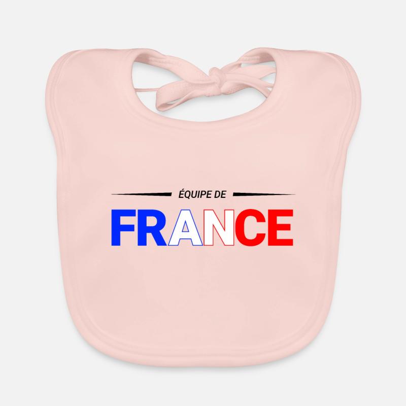 Team Frankreich Baby Bio-Lätzchen