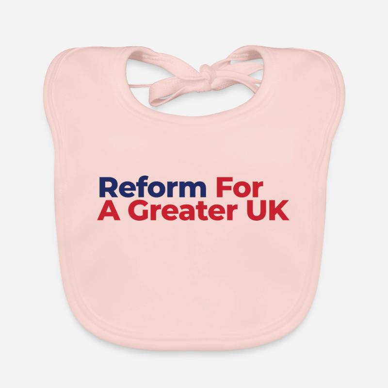Reform For A Greater UK Organic Baby Bibs