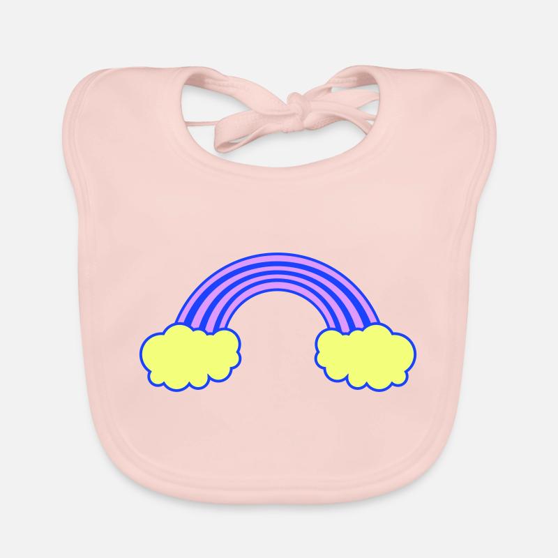 arc-en-ciel Bavoir bio Bébé