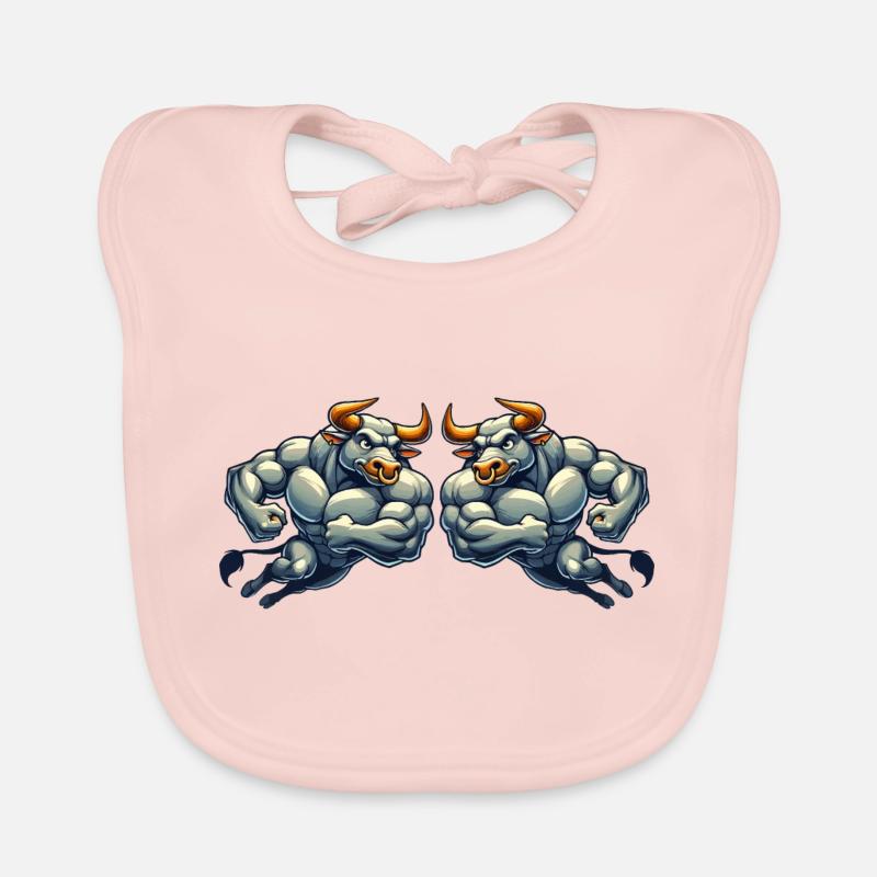 stier comic 2 Baby Bio-Lätzchen