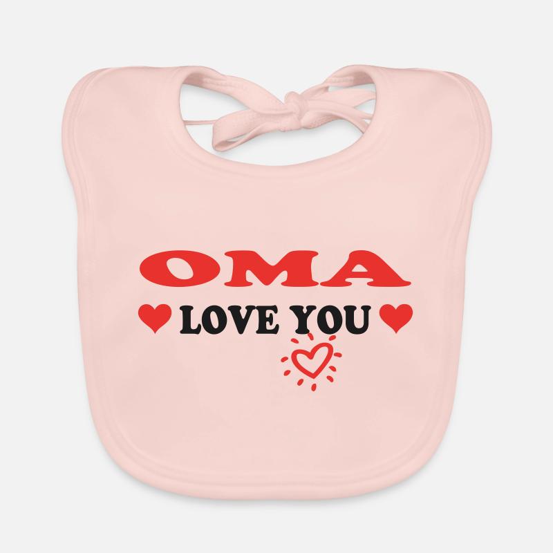 OMA liebe dich Baby Bio-Lätzchen