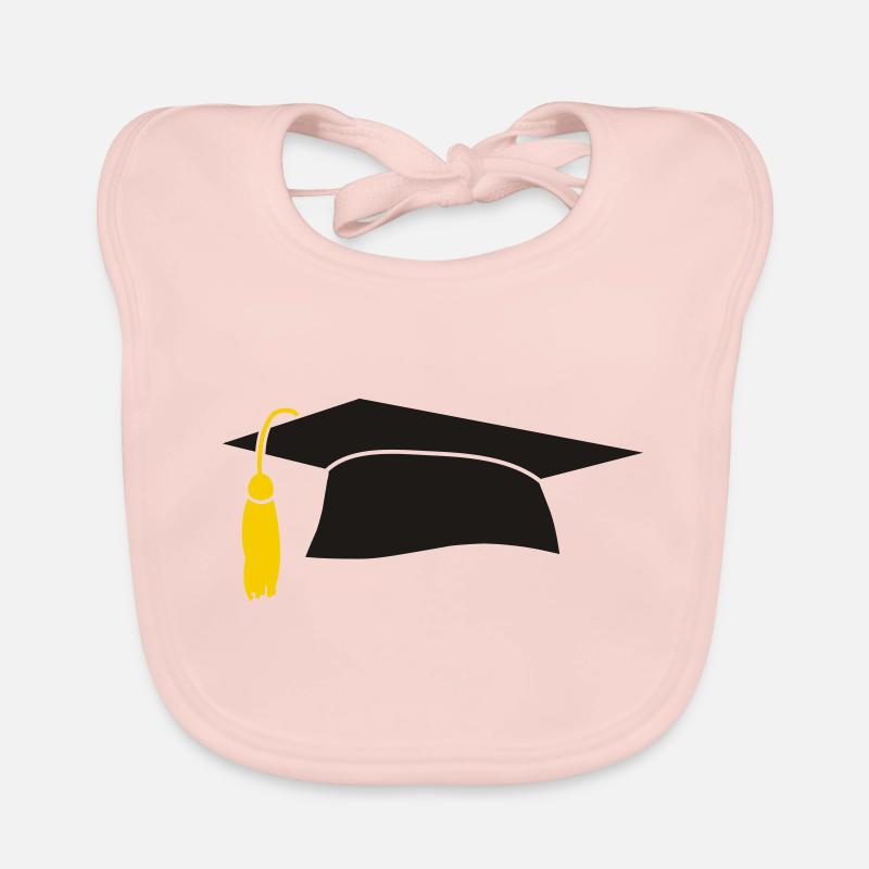 Doktorhut - Baby Bio-Lätzchen - Rose